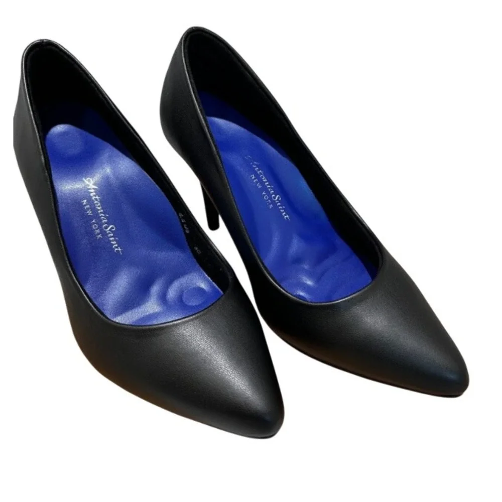 Antonia Saint NY Victoria Pump Heel 3.0‎ Black, Size 11.5
